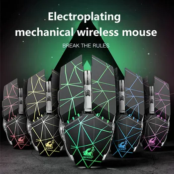 

Wireless mouse 2.4GHz wireless optical gaming mouse LED backlight mechanical wireless mouse for PC gaming laptop mouse