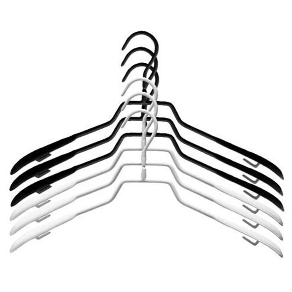 Dip Coat Hanger Clothing Store Special-purpose Anti Fold Coat Hanger Dry and Wet Spoon Shaped Steel Racks