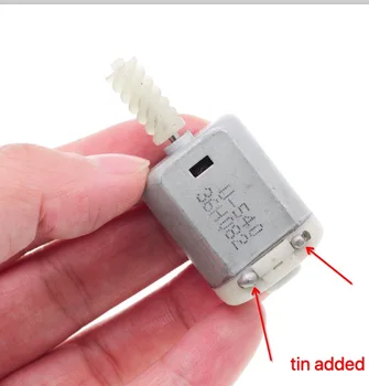 

Tin Solder used second hand U-540 36H082 FC280 worm gear 12V DC carbon brush car centre door lock motor