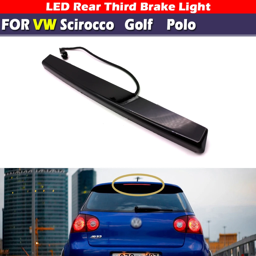Светодиодный стоп светильник для VW Scirocco 2009 2016 Golf GTI R32 2005 09 Polo Mk4 2003 2008|Сигнальная