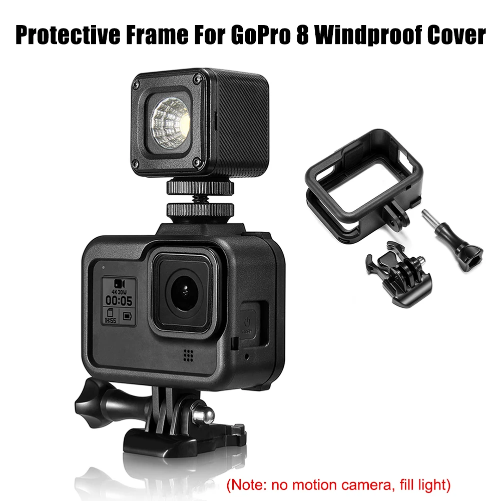 Пластиковый корпус чехол Защитный корпус рамка крепление с винтом для Gopro Hero 8 GK99