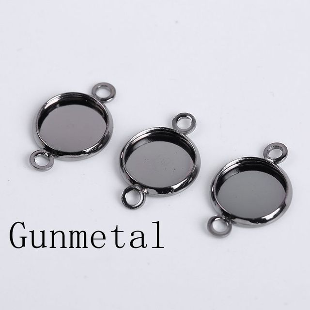 Cabochon Base Tray Bezels Bracelet Necklace Diy Accessories Blank Charms Pendant Setting Base For Jewelry Making