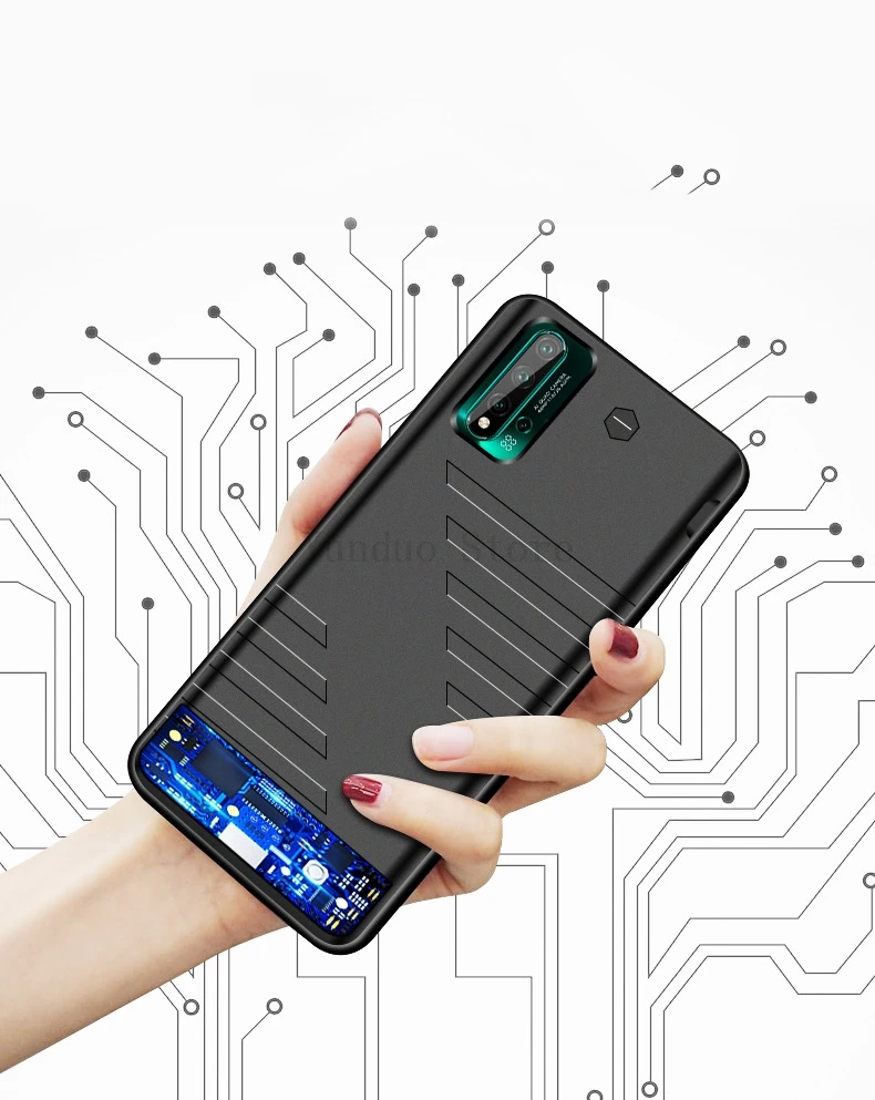 Nova 5 5000mAh тонкий чехол питания для huawei Nova 5 Pro зарядное устройство чехол резервного питания Силиконовый противоударный чехол для аккумулятора