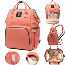 Bolsas de pañales LEQUEEN mochilas bolsas de pañales momia grande mamá bebé multifunción impermeable viaje al aire libre bolsas de pañales para el cuidado del bebé(China)