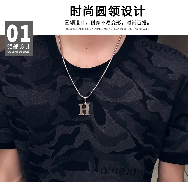 Уличная одежда Ropa De Hombre Zomer Корея Stijl Kleding футболки En Korte 2 шт набор Persoonlijkheid Gedrukt мужские kleding