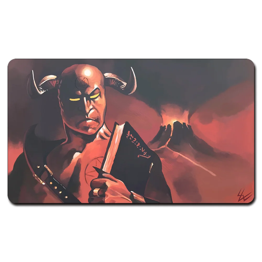 Черный лотос Playmat) демонический репетитор 35X60 см магический игровой коврик сила Девять карт игровой коврик с бесплатным подарочным пакетом