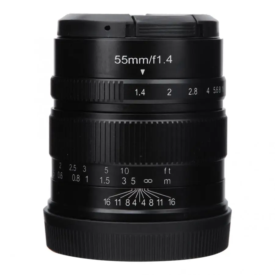 7 ремесленников 55 мм F1.4 APS-C с большой апертурой фиксированный объектив с полурамкой для sony E крепление для Canon EOS-M для Fuji FX M4/3 крепление для камеры