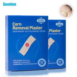 Sumifun 42Pcs Medical Corn Remover Patches Thorn Callus Remove Soften Skin Cutin Sticker Warts Painless Feet Care Plaster K03401