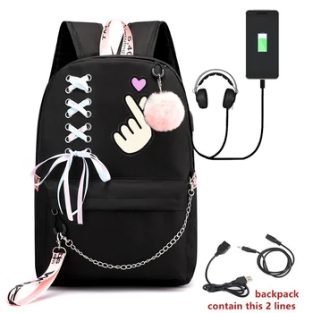 

Girls Fashion Backpack School Bags Laptop Travel Bags for Girls Teenage Notebook Backpack Nylon Mochila Pusheen Bag
