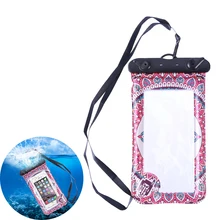 Водонепроницаемый чехол для телефона с сенсорным экраном, с рисунком, Чехол для плавания, чехол с воздушным шаром, сумки для мобильного телефона, рафтинг плавание