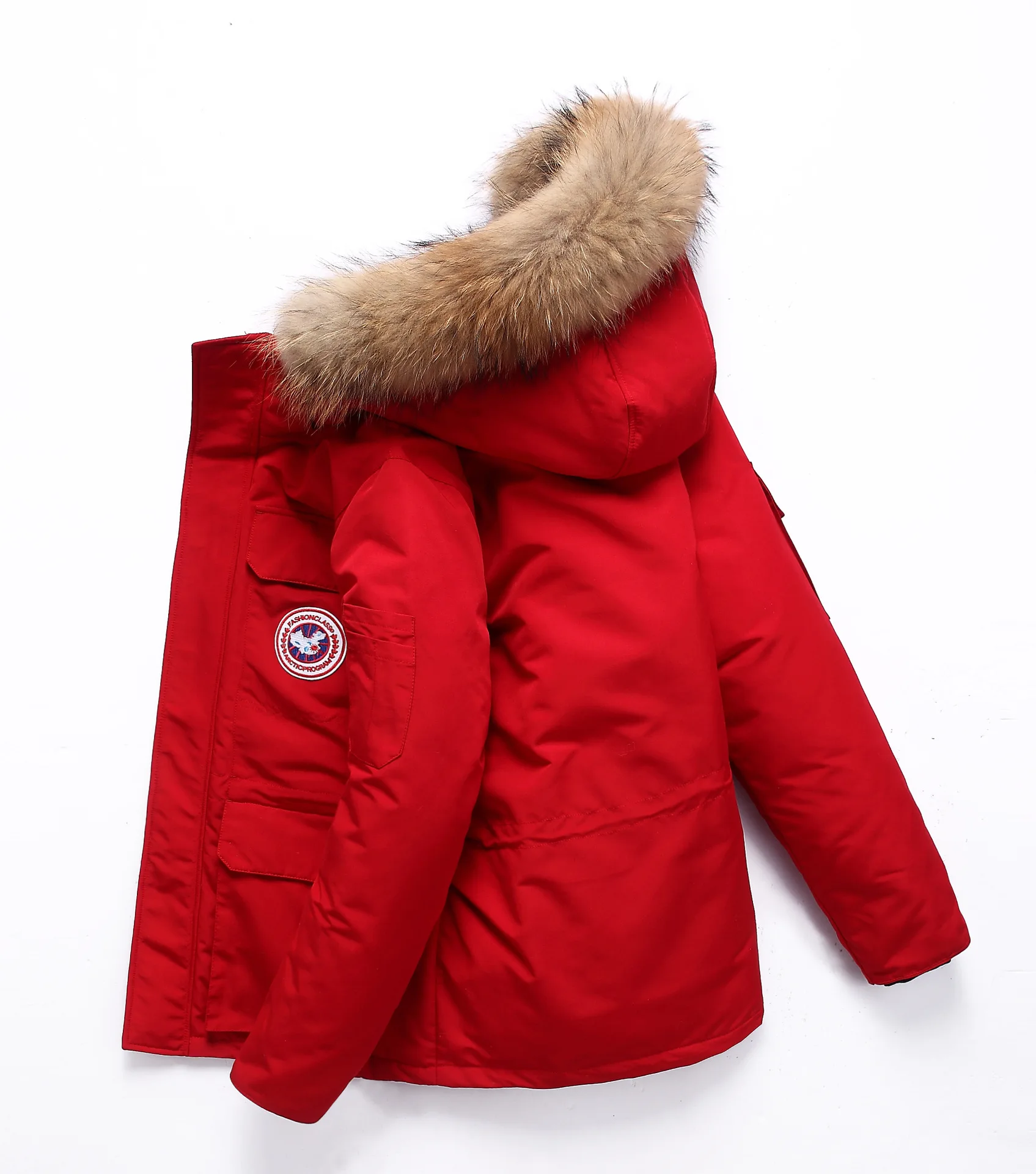 Высокое качество пуховик согреться для мужчин зимняя толстая зимняя парка пальто Камуфляж белый черный утка хороший поп Мода