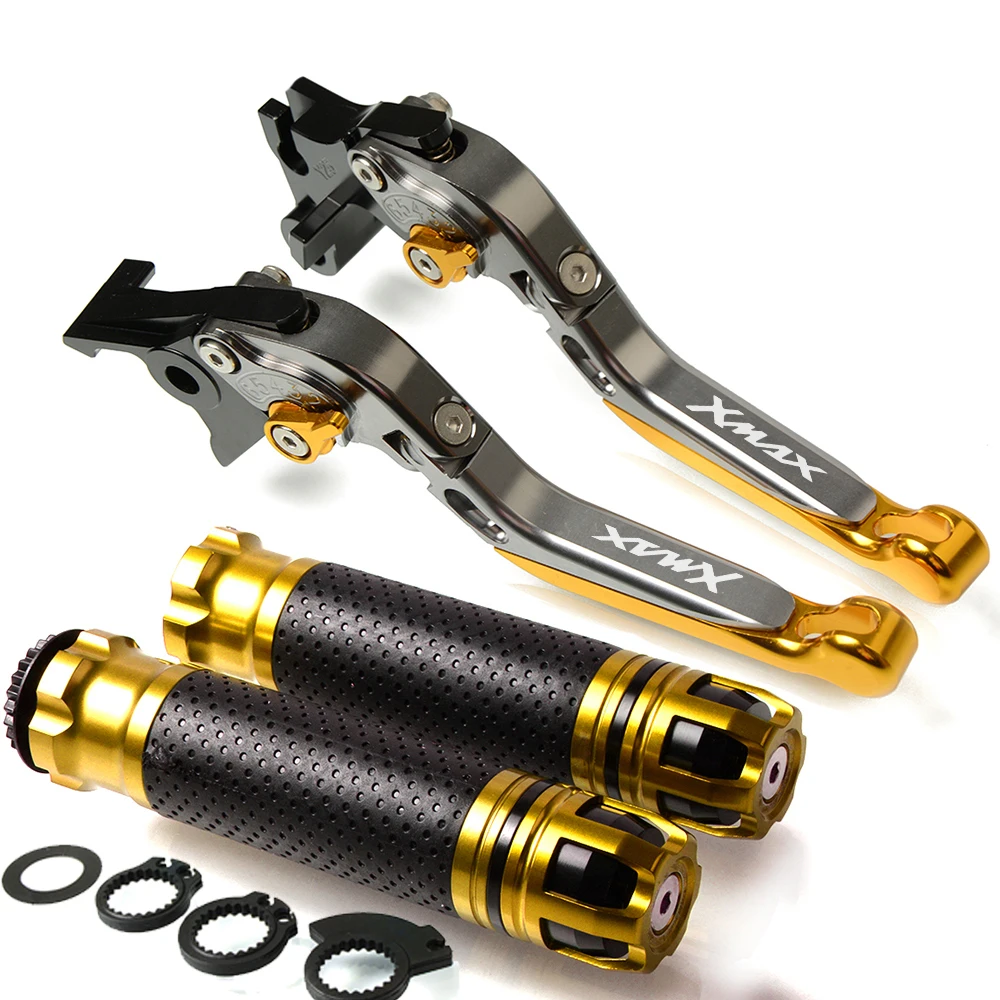 Ручка тормоза мотоцикла CNC регулируемый тормозной рычаг сцепления для Yamaha XMAX 125 200 250 400 X-max