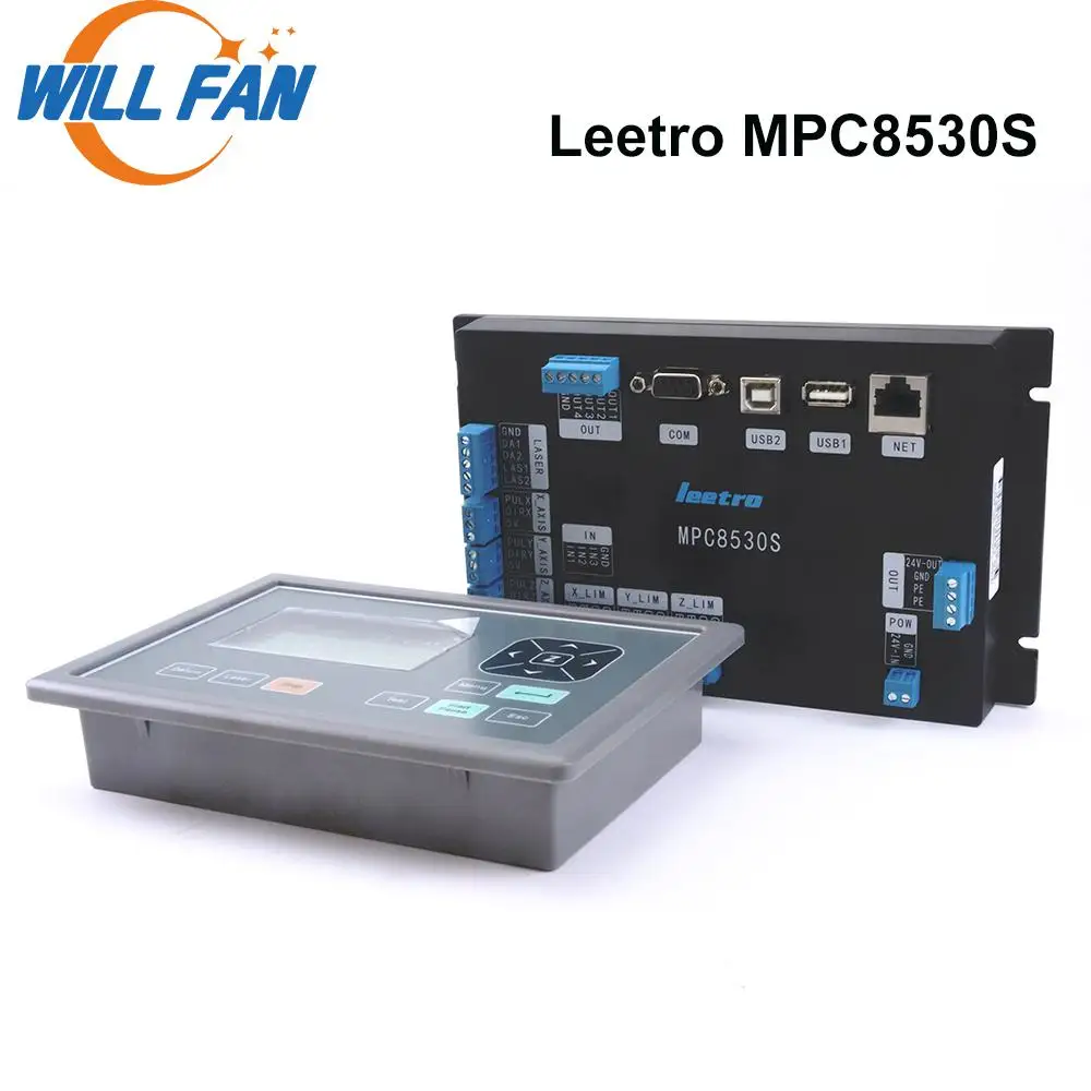 Fan Leetro MPC8530S лазерный контроллер с ЧПУ комплект материнская плата системы для Co2 лазерный резак гравировальный станок