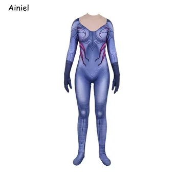 

Game LOL Kaisa Cosplay Costume K/DA Kai'Sa Bodysuit Suit Superhero Jumpsuits Halloween Costumes for Adult Women Kids Custom Made