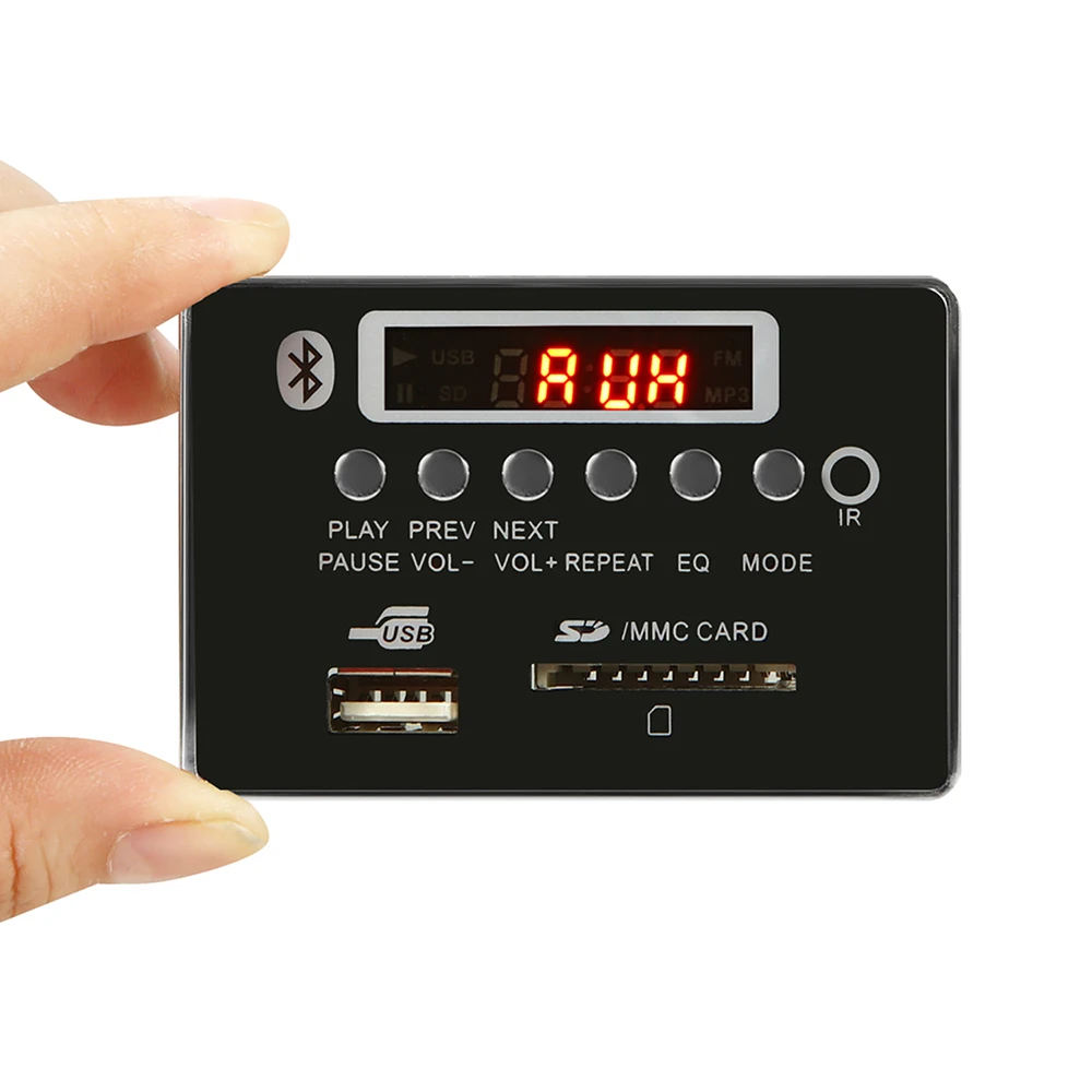 

6v-12v Bluetooth5.0 Decoding Board Module Wireless Car USB mp3 player bluetooth TF Card Slot / USB / FM /