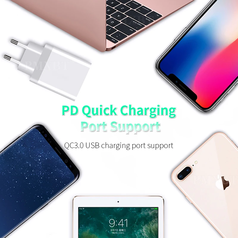 Быстрая зарядка 4 0 3 QC PD зарядное устройство 36 Вт QC4.0 QC3.0 USB Type C для iPhone 11 X Xs 8 Xiaomi Phone