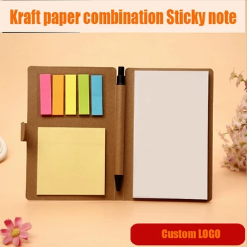 

LOGO design Portable Memo Pad Sticky Notes Stationery Sticker index Posted It Planner Stickers Notepads Office School Supplies