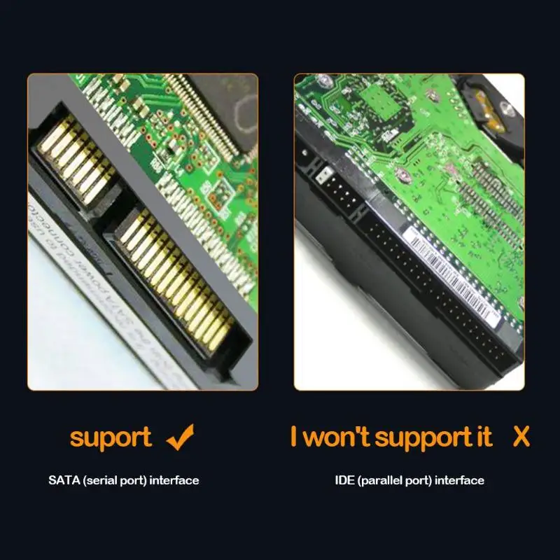 USB3.0 SATA адаптер для 2,5 дюймов внешний SSD жесткий диск твердотельный накопитель на жестком диске Луженая Медь 165 мм черный Тросовый привод