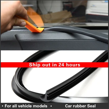 

1.6M T Type Dashboard Car Rubber Seal Sound Insulation Weatherstrip Edge Trim Noise Insulation Car Door Gap Sealing Rubber Strip