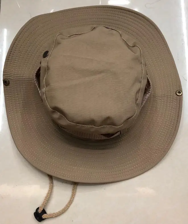 Khaki Studyset, Солнцезащитная шляпа унисекс с широкими полями, Солнцезащитная шляпа для улицы, летняя, защита от ультрафиолета, солнцезащитные шапки, повседневные, хлопковые, в клетку, удобные - Цвет: Khaki