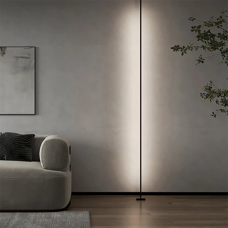 Moderna Lampada Da Parete A Led Cob Skyline Linear Strip Sconce Per Bar Soggiorno Corridoio Corridoio Art Decor Wall Light Fixture 24V Edging