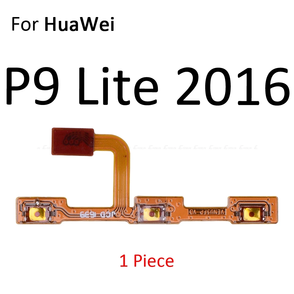 For P9 Lite 2016 Гибкий ленточный кабель с кнопкой включения и выключения звука для HuaWei P30 P20 Pro P10 P9 Plus Mini P8 Lite - Цвет: For P9 Lite 2016