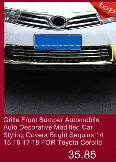 Автомобильный модифицированный декоративный хромированный чехол для автомобиля, наклейки, полосы 14 15 16 17 18 для Toyota Corolla