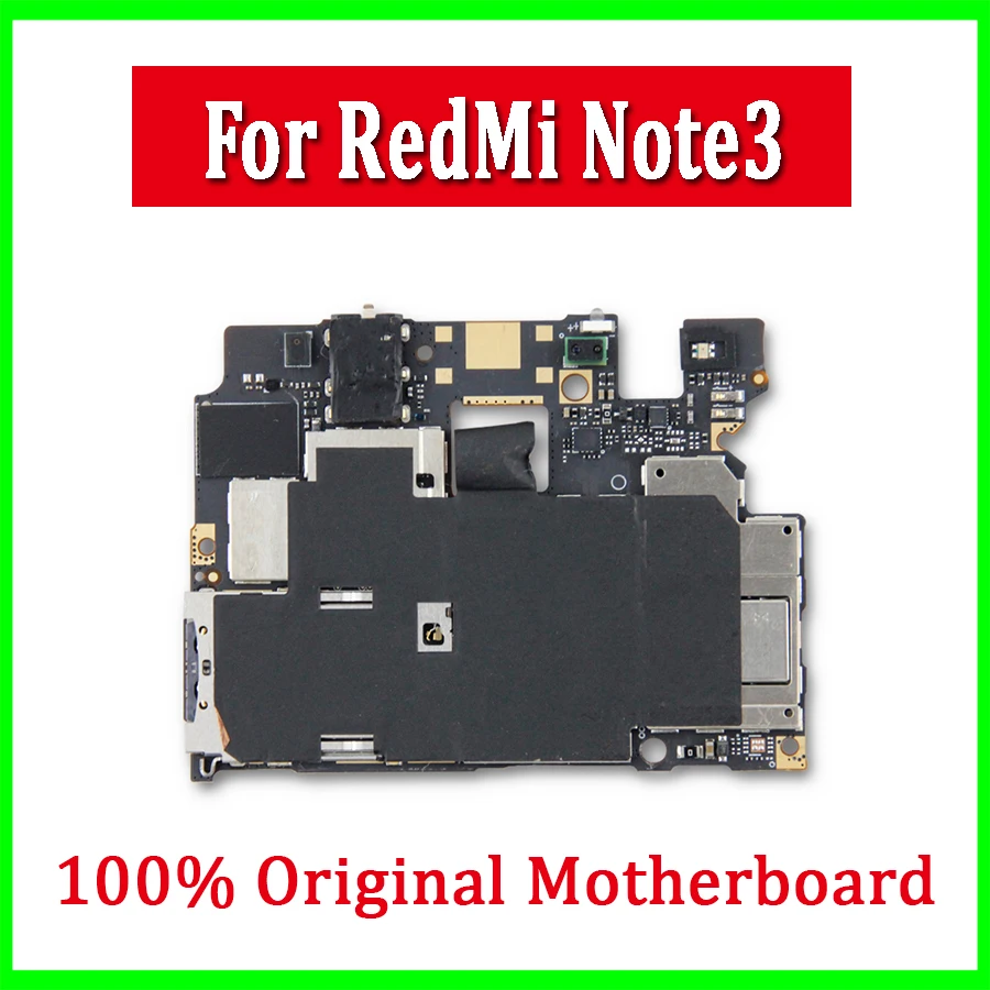 Разблокированная материнская плата для Xiaomi чехол для Redmi Hongmi 3 полная рабочая логическая плата с чипами для Hongmi Redmi Note cмартфон 3 материнская плата