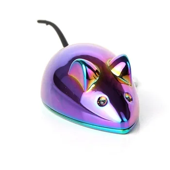 

Mouse Windproof and Fmaleless Metal Mirror Reuseable Lighter Heating Wire Drop-down Encendedores Gadgets for Girlfriend