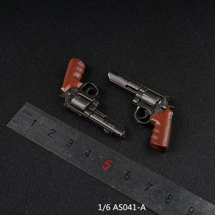 A AS04 1:6 фигурка солдата сцена аксессуары M& P револьвер оружие Модель 6 стилей для 12 дюймов Solider фигурка - Цвет: A