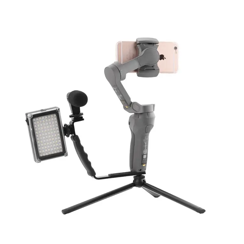 1 компл. L-образный Кронштейн ручной держатель складной штатив для DJI Osmo Mobile 2 3 Kit DXAB