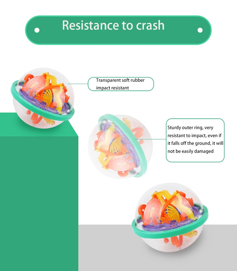 Детские головоломки большой лабиринт мяч 3d стерео волшебные шарики Фокус Обучение интеллект детские игрушки
