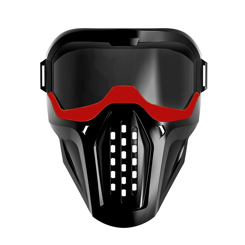 Тактическая маска защитные очки для Nerf Blaster Out Door Games - Цвет: Красный