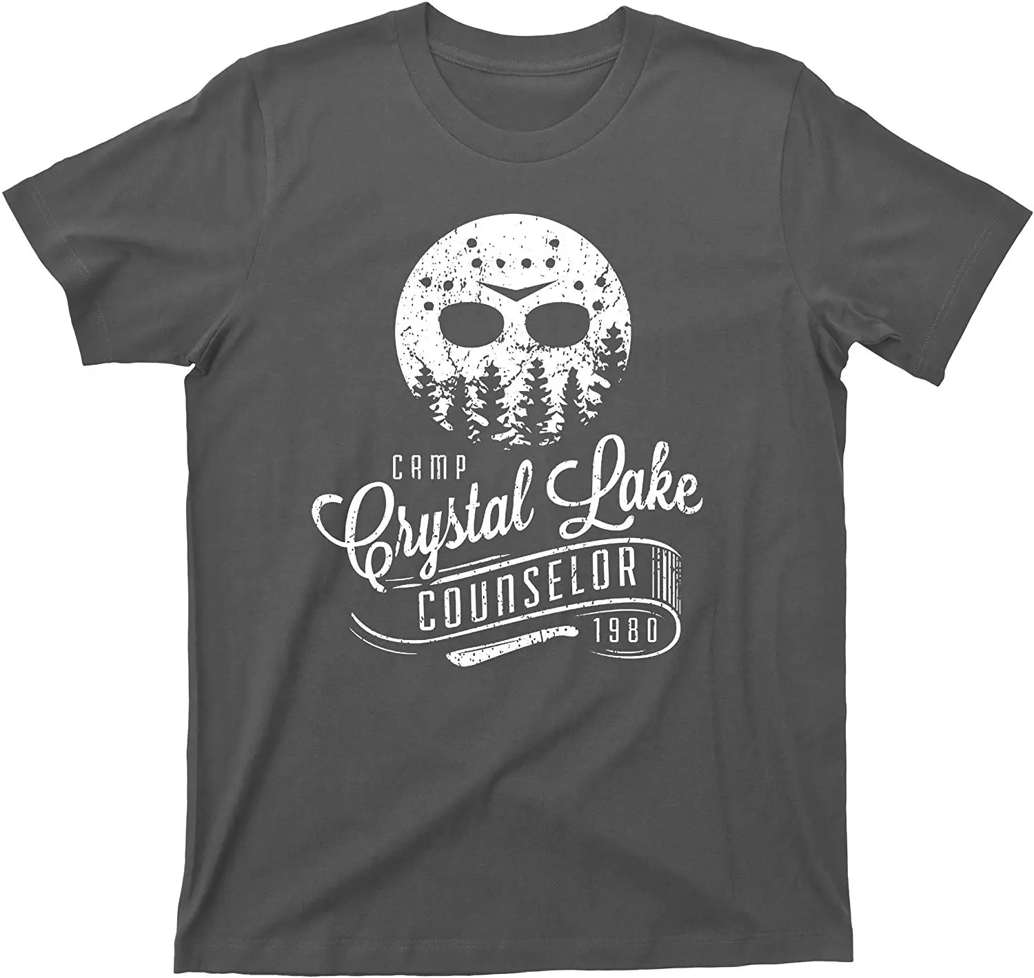 Camp Crystal Lake Counselor T-Shirt Jason Voorhees Camping 80s Slasher Horror Movie Tee Camp Crystal Lake Counselor T-Shirt Jason Voorhees Camping 80s Slasher Horror Movie Tee