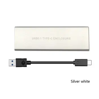 

USB3.1 Type-C to for NGFF M.2 Key-M Hard Drive Disk Box PCIE Adapter Enclosure