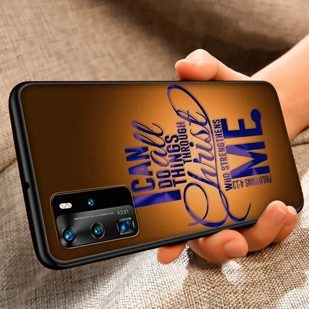 Чехол Lavaza с Иисусом Христа и христианскими цветами для Huawei P8 P9 P10 P20 P30 Y6 Y7 Y9 Lite Pro P