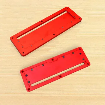 

Electric Circular Saw Flip Cover Plate for Table Saw Adjustable Aluminium Insert Plate Flip-Floor Table Special Cover Plate