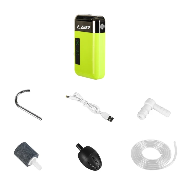 Fishing Air Pump New Outdoor Fishing Oxygenation USB Intelligent Sensor Water Portable Smart Induction LED Light fishing accessories fishing tackle fishing tools fishing tool fishing air pump