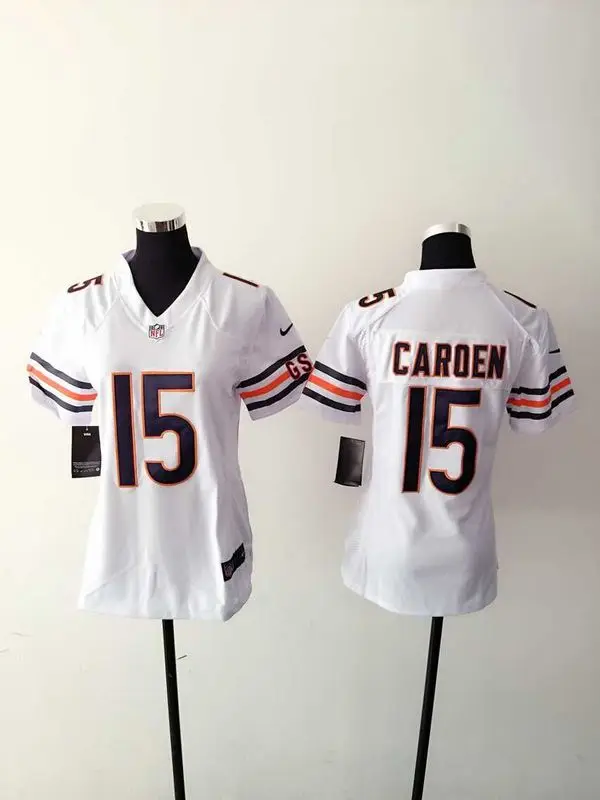Для женщин дамы Все сшитые Chicago s#34 Вальтер Пейтон 15 Caroen 99 Хэмптон 13 Кевин белый 55 Grasu Джерси - Цвет: Черный