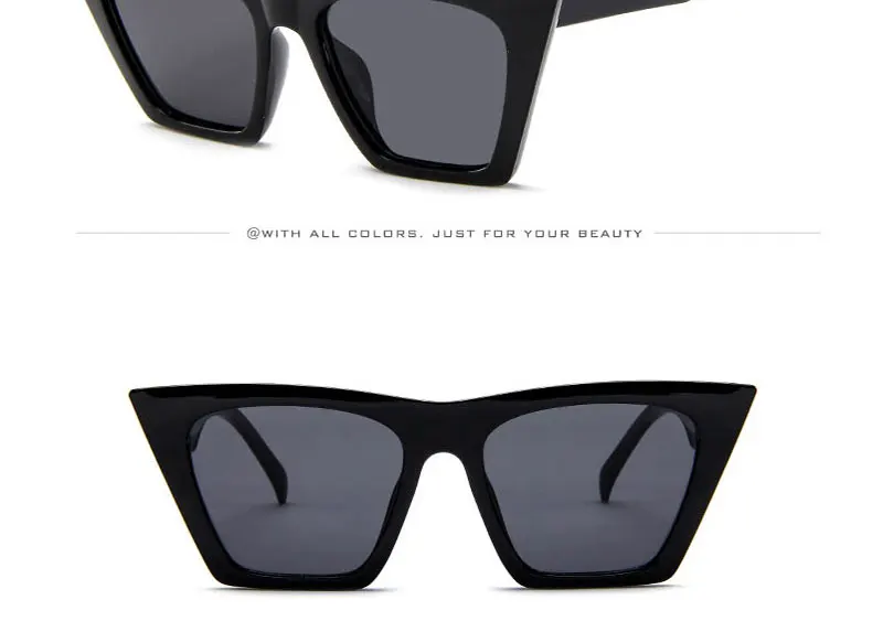 Fashion Cat Eye Sunglasses Women Brand Designer 2020 Vintage Candy Color Lens Sun Glasses Female Lady Sunglass Gradient Plastic (14)