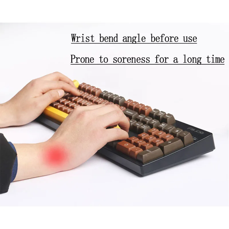 Механическая клавиатура ореховая деревянная подставка для запястья ...