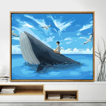 

Travel The Sea Paintings By Numbers DIY Pictures Oil Coloring By Numbers Set Gift Drawing By Numbers Canvas Decor New Arrivals
