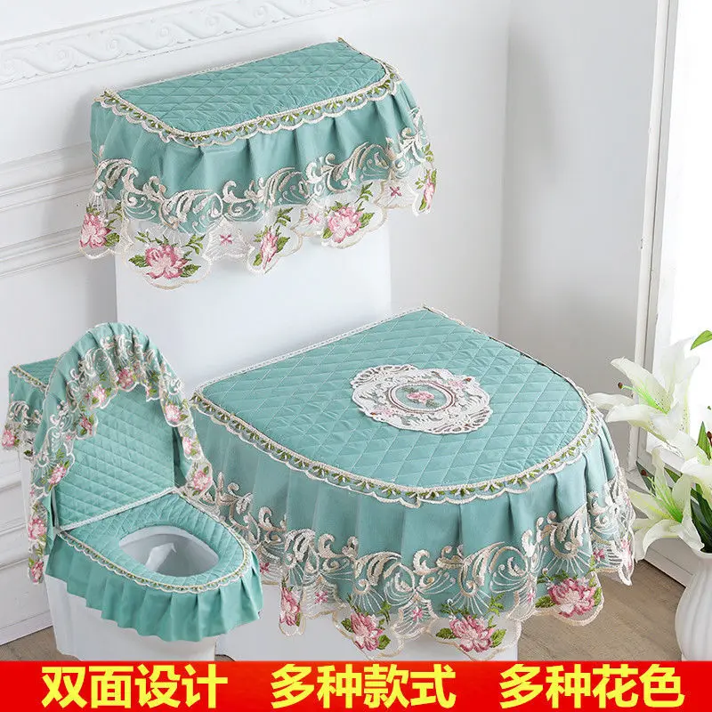 Toilet Cushion 3 Piece Set Winter Toilet Cover U-type Zipper Seat Mat Pad Accessories WC Mat Hotel Supplies Toilettes toilet seat cushion