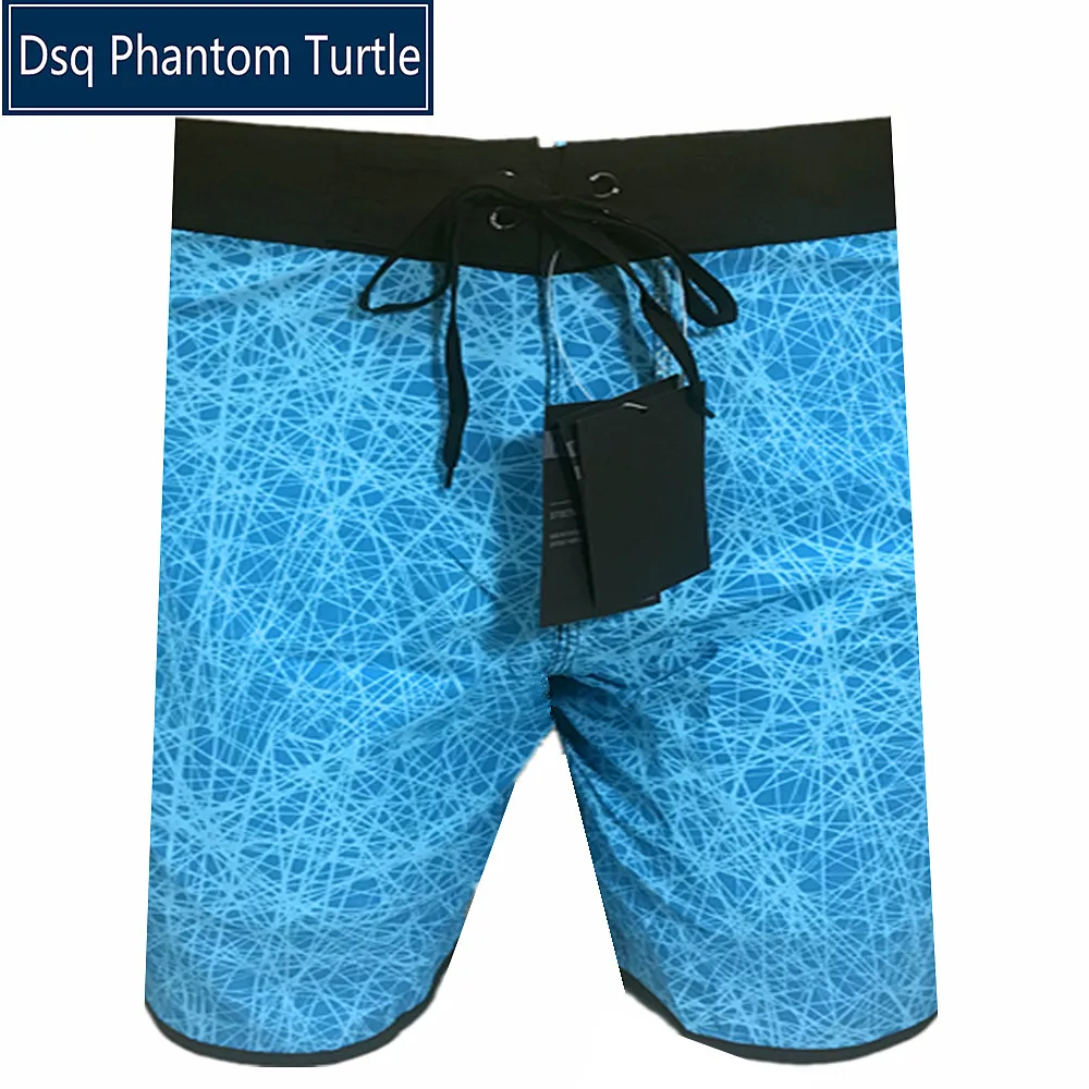 Весна Лето бренд Dsq Phantom черепаха пляж обшитые мужские шорты эластичные Купальники из спандекса Высокое качество Бермудские плавки - Цвет: S
