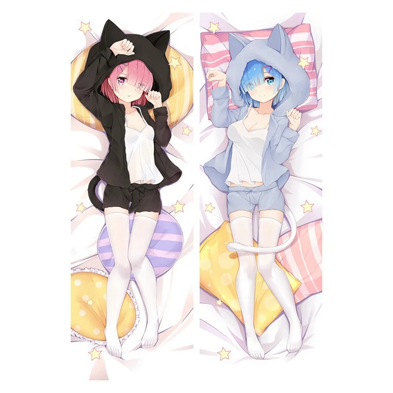 Наволочка с аниме жизнь в другом мире от Zero Rem Ram Dakimakura милые наволочки для подушек мультфильм обнимает чехол для подушки