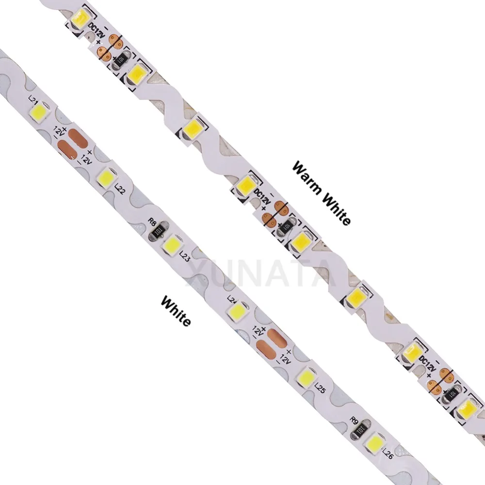 5M Светодиодные ленты света S Форма Тип светодиодный лента DC12V SMD2835 300 светодиодный s гибкие Flexibel светодиодный лента для украшения