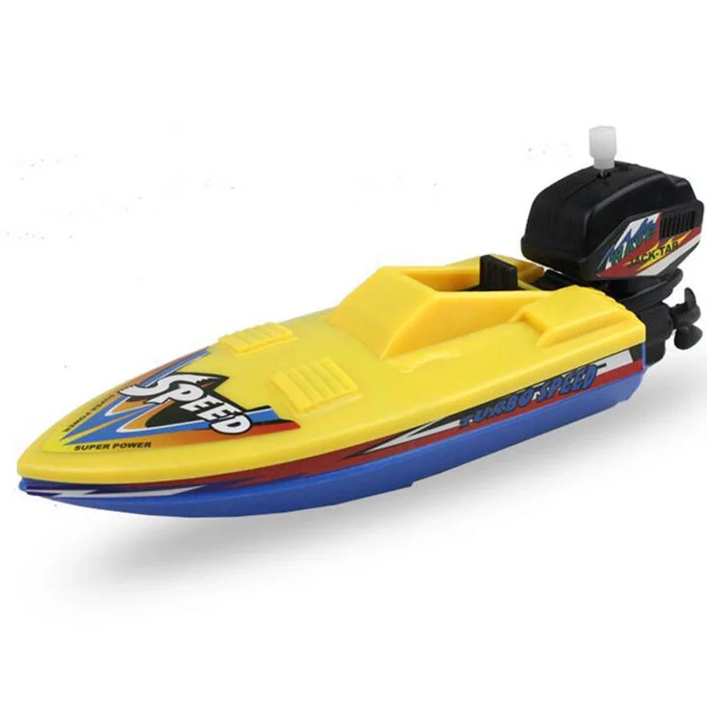 Kids Toy Speed Boat Ship Wind Up Clockwork Toys Floating Water Kids Toys Classic Summer Shower Bath Toys for Children Boys Gifts summer water gun children toys beach bathing drifting water kids baby parent child outdoor games boys girls gifts 아기장난감 манчкин