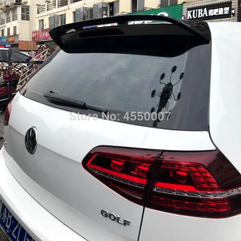 Для Volkswagen Golf 7 спойлер заднего окна спойлер на крышу АБС пластик задний спойлер для Volkswagen Golf 7