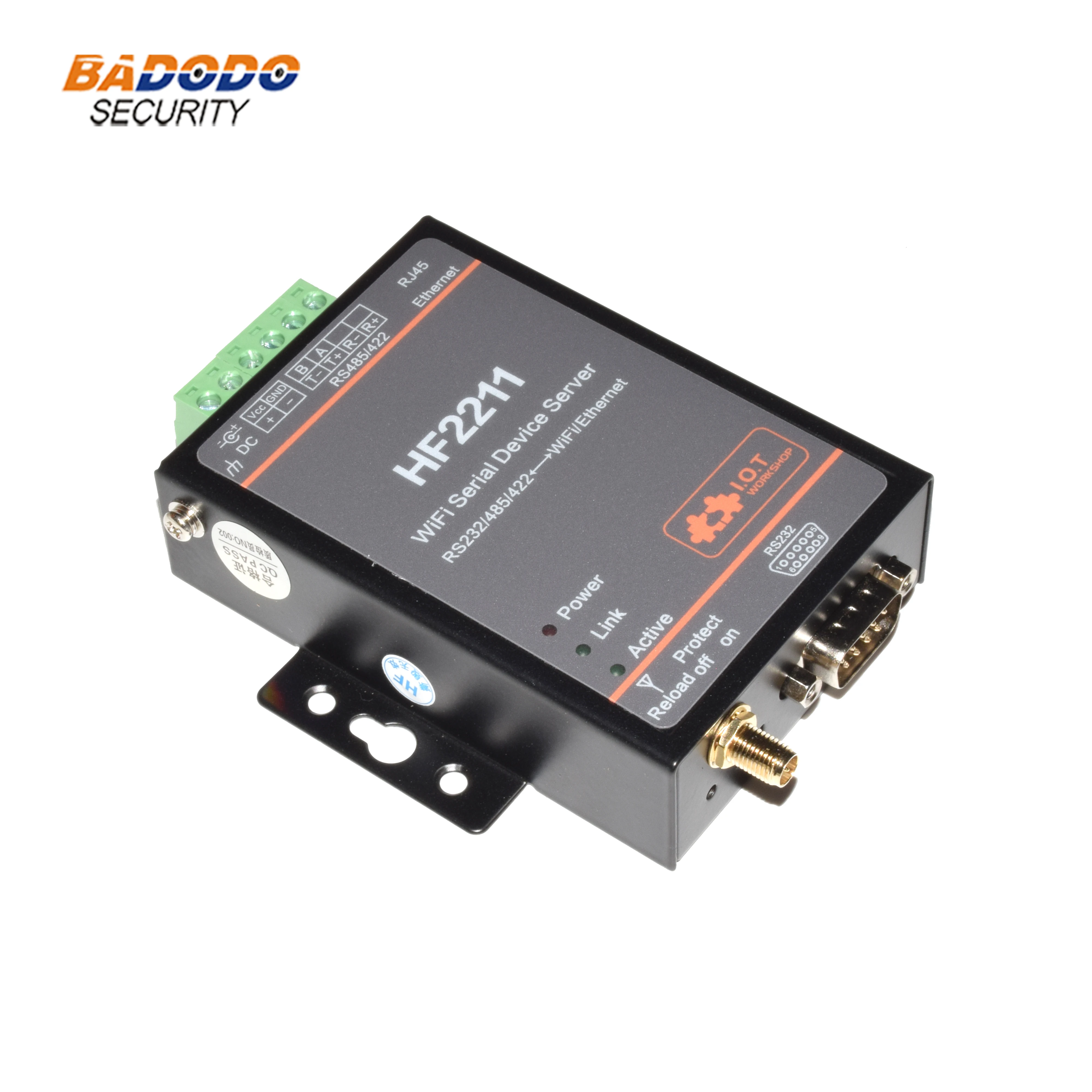 Последовательный сервер HF2211 RS232/RS422/RS485 для Wi Fi/Ethernet Поддержка TCP/IP/Telnet/Modbus сетевой