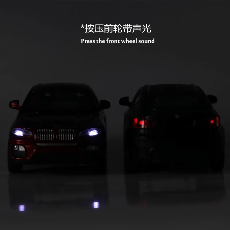 1/32 сплав модель автомобиля BMM X6 литой автомобиль авто модели Детские подарки
